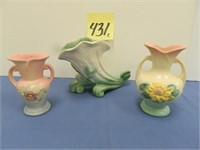 (3) Hully Pottery Pieces