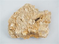 Gypsum on Dogtooth Calcite Crystal Specimen