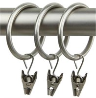 Rod Desyne 10-Pack 1-in Nickel Curtain Rings