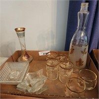 Bar Ware, Candle Holders & Vase