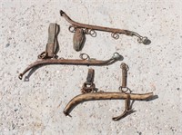 (3) Antique Horse Harness Hames