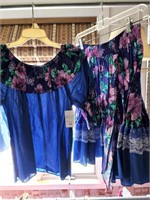 4 size small skirt and blouse outfits. Western