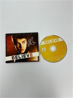 Autograph COA Justin Bieber CD
