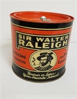 Vintage "Sir Walter Raliegh" Tobacco Tin
