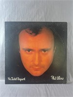 A Phil Collins "No Jacket Required" Vinyl Record.