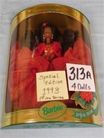 4 Special Edition Holiday Barbies