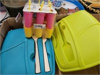 Lunch containers and popsicle molds