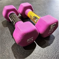 5lb Work Out Dumbells Weights