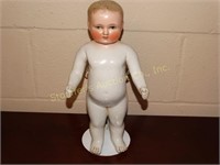 Vintage Porcelain China doll boy 13"t German