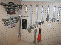 Open Ended and adjustable Wrenches; Various Brands