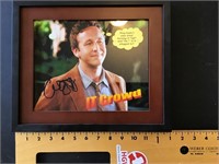 IT crowd photo framed signature