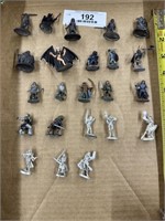 Misc Pcs of Ral Partha Pewter figs 23pcs, 70s-90s