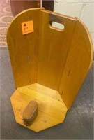 Table top child seat rest Vintage wood