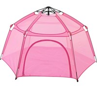 Kids Tents Pop Up Play Tent Indoor Outdoor Pink