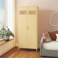 Annie, 72 in. Tall, Steel 2 Door Storage Cabinet,