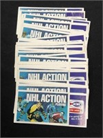 (33) 1974 - '75 Acme Hockey Stamp Packs w/ Stars