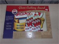 Glass Pepsi Cola Cutting Board - NEW