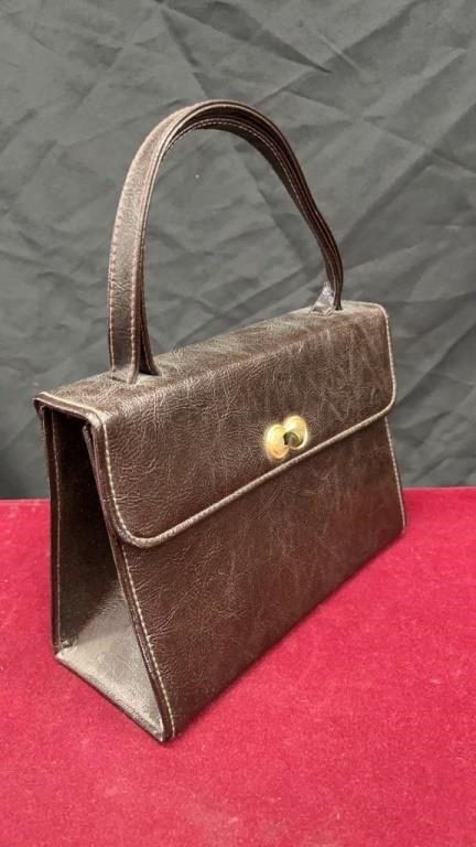 Vintage Style Mark Dark Brown Purse