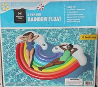 10ft 2 Person Rainbow Float