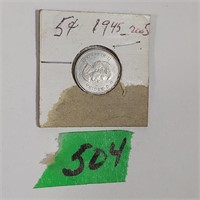 1945-2005 Commemorative Canada .05 cent