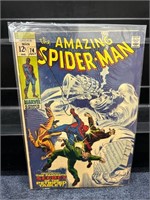 Vintage 12 Cent Spider-Man Comic Book #74 MARVEL