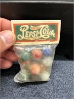 Vintage Pepsi-Cola Marbles In Bag