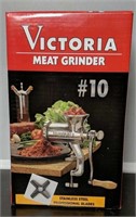 Victoria #10 Meat Grinder In Box