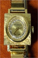 Vintage Woldman Women's  Watch -- Swiss Goldtone
