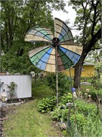 Satellite Dish Windmill w/Post (BRING YOUR OWN HEL