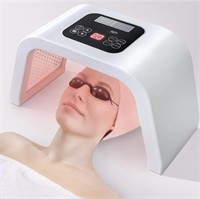 LED-Face-Light-Therapy, 7 in 1 Color LED Face