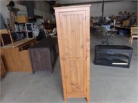 Tall cabinet with shelves