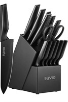 syvio Knife Sets for Kitchen with Block