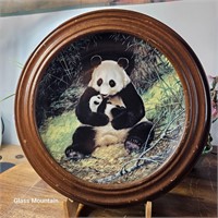 Vintage Bradford Exchange Framed The Panda Plate