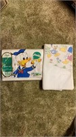 2 twin flat sheets. Donald Duck print