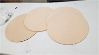 4 Pack 15" Diameter Round Palstic Circles For