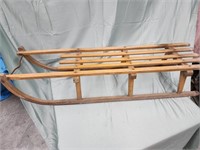 Wood Hohnberfmg sled / toboggan.   47c L.  Look