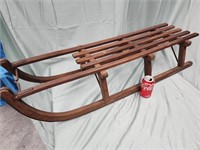 Vintage Davos Sled / toboggan.  44" L.  Look at