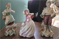 Japanese/Bisque Porcelain Colonial FIgurines
