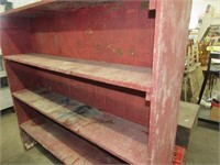 Large Primitive wood Shelf 65 1/2" long