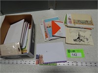 Box of unused cards and envelopes