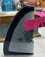 PRETTY CUT SECTION GEODE / BOOKEND