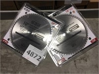 Norge™ 10" 60T Fine Finish Circular Saw Blade x 2