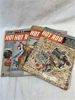 Vintage Hot Rod Magazine lot of 4 magazines