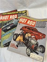 Vintage Hot Rod Magazine lot of 4 magazines