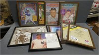 Framed Baseball Puzzles & Other Frames