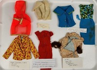 6) VINTAGE MATTEL BARBIE TAGGED OUTFITS