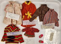 6) VINTAGE MATTEL BARBIE TAGGED OUTFITS