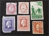 Lot Of Foreign Postage Stamps Norway