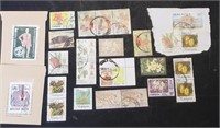 Lot Of Foreign Postage Stamps Malaysia
