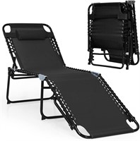$70  Giantex Patio Chaise Lounge Chair - 16 High
